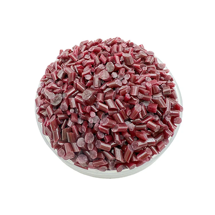 Does Recycled Red PS Resin Material Lose Its Color Stability During Multiple Extrusion Cycles