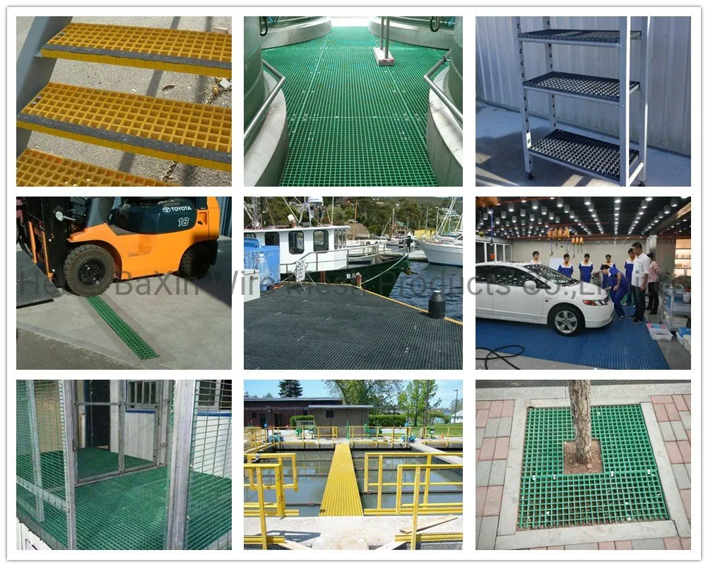 4FT X 12FT Yellow Grey Green Ortho/ISO FRP Grating