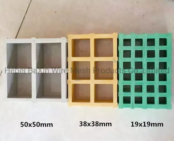 4FT X 12FT Yellow Grey Green Ortho/ISO FRP Grating