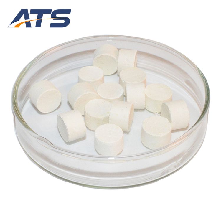 99.99% Zns Zinc Sulfide Sintered Tablet for Plating Colorful Film Decorative Film