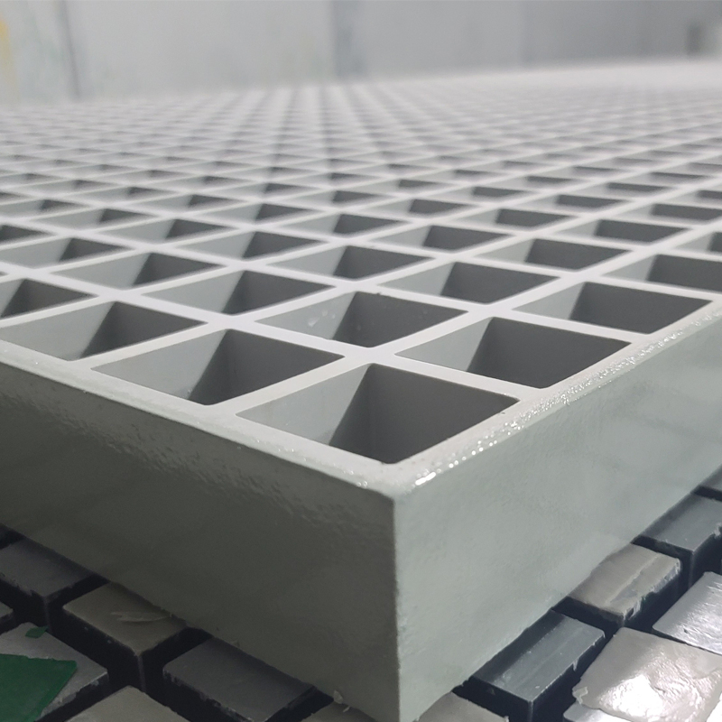 Acidproof Fiberglass FRP Phenolic Grating Non- Conducting Molded Pultruded Grating with High Quality