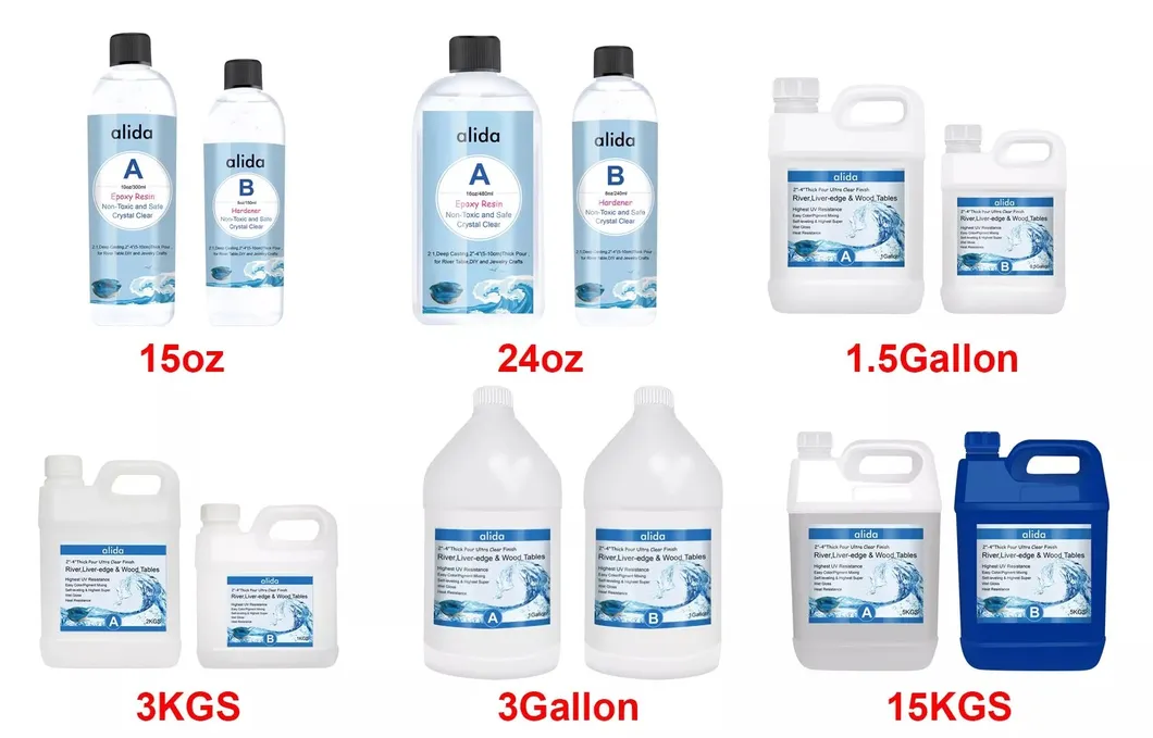 Alida Liquid Glass Epoxy Resin Clear Casting Resins