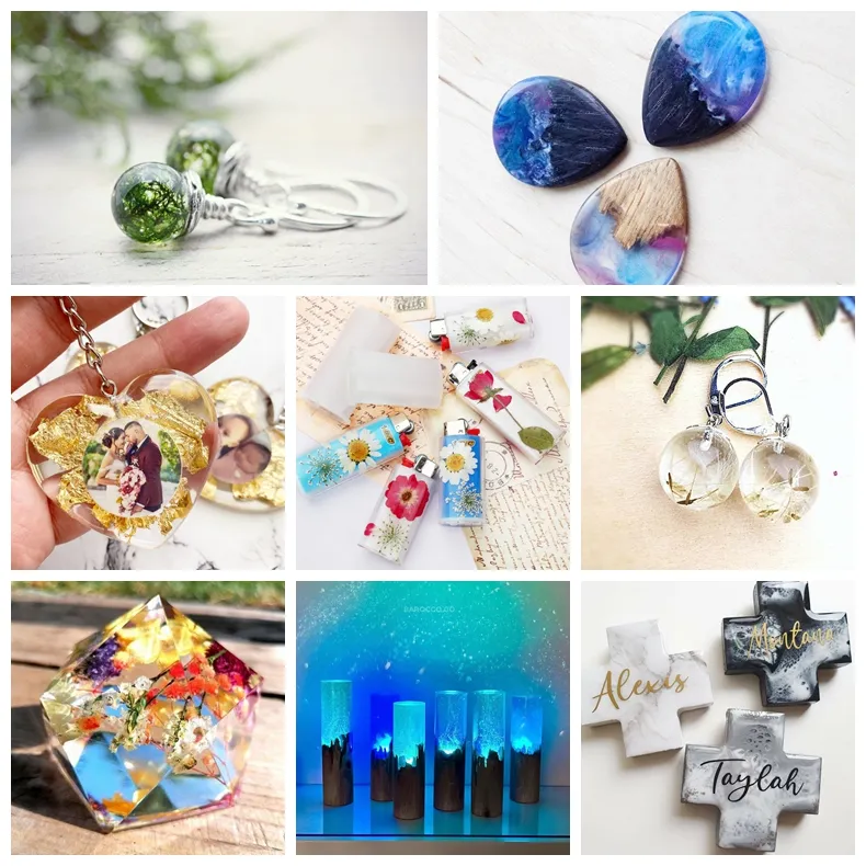 Alida Resin Kit Resin in Bulk Resin Jewellry Crystal Clear Epoxy Resin for Gift Lamp