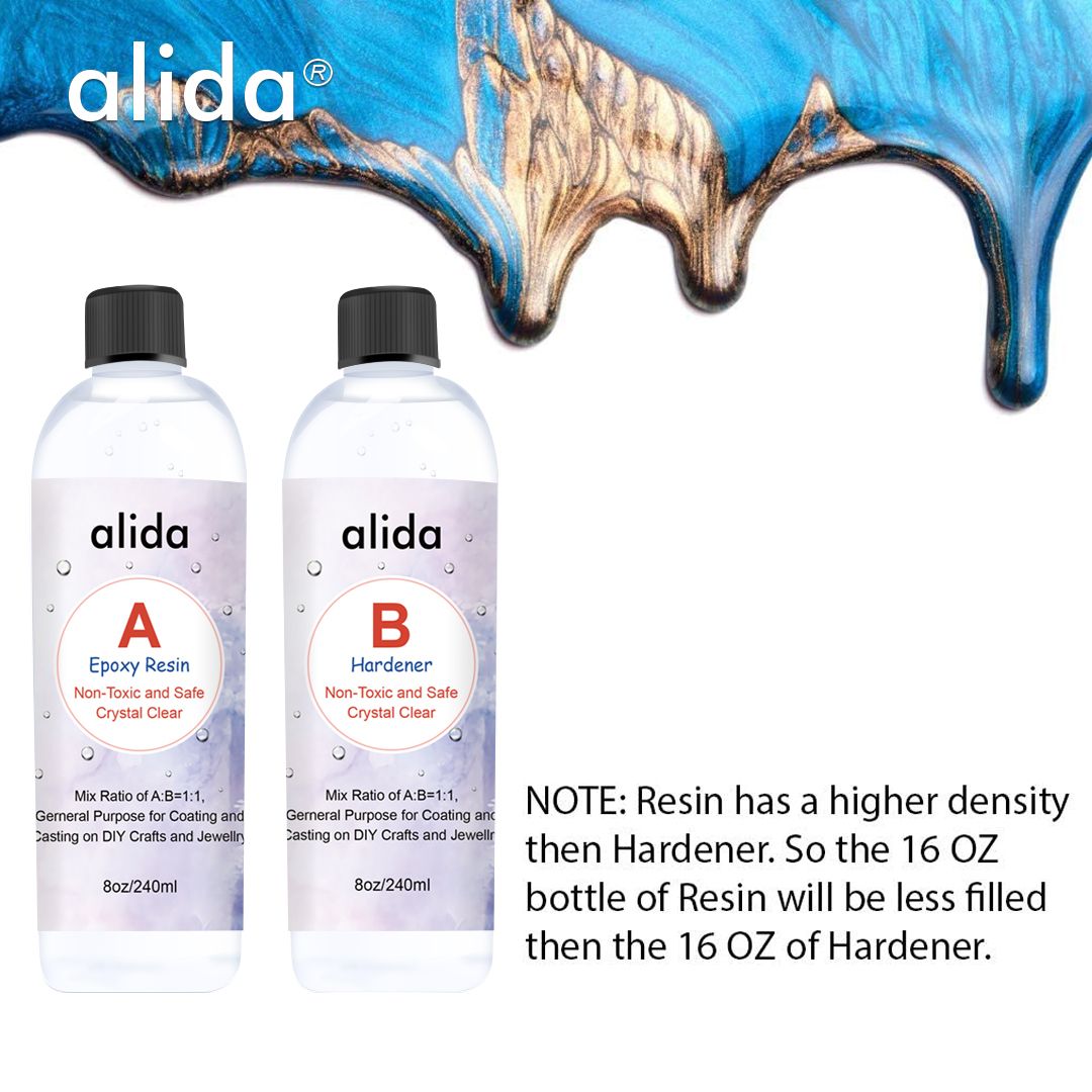 Alida Resin Kit Resin in Bulk Resin Jewellry Crystal Clear Epoxy Resin for Gift Lamp