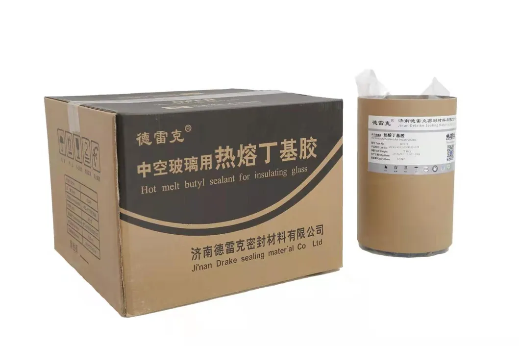 Black Color Butyl Sealant Pib for Aluminum Spacer Bar Insulating Glass