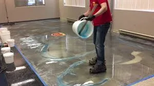 Bright Surface Clear Resin for 3D Epoxy Floor Coating