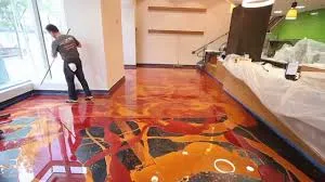 Bright Surface Clear Resin for 3D Epoxy Floor Coating