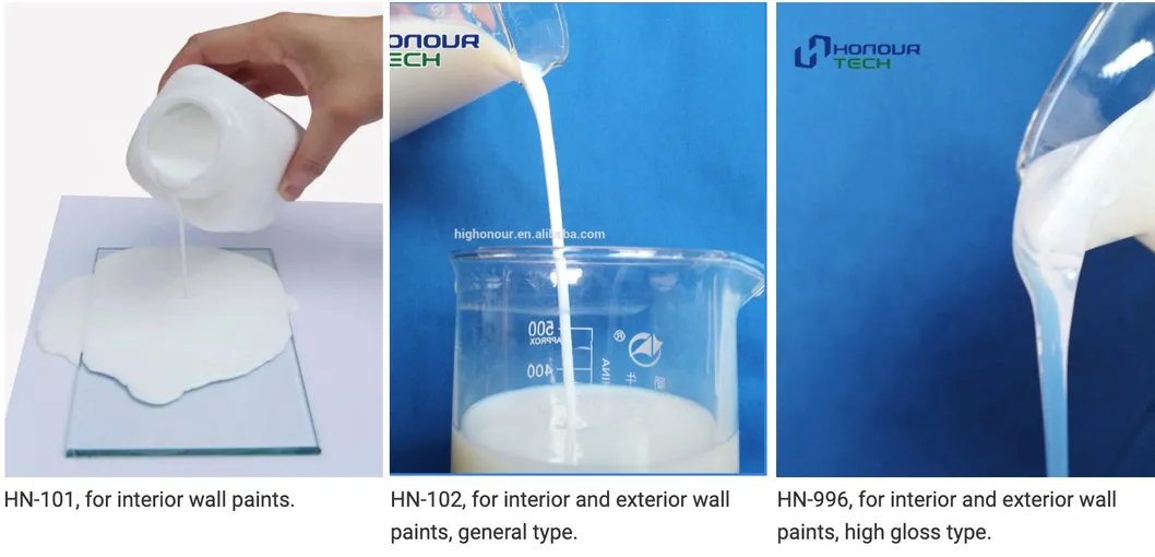 Building Coating Water Based Styrene Acrylic Polymer Emulsion for Wall Paint Chemical
