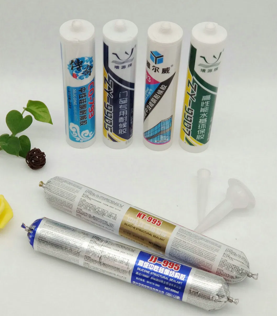 China Manufacture PVC Aluminium Wood Glass Weatherproof Adhesive Silicone Sealant