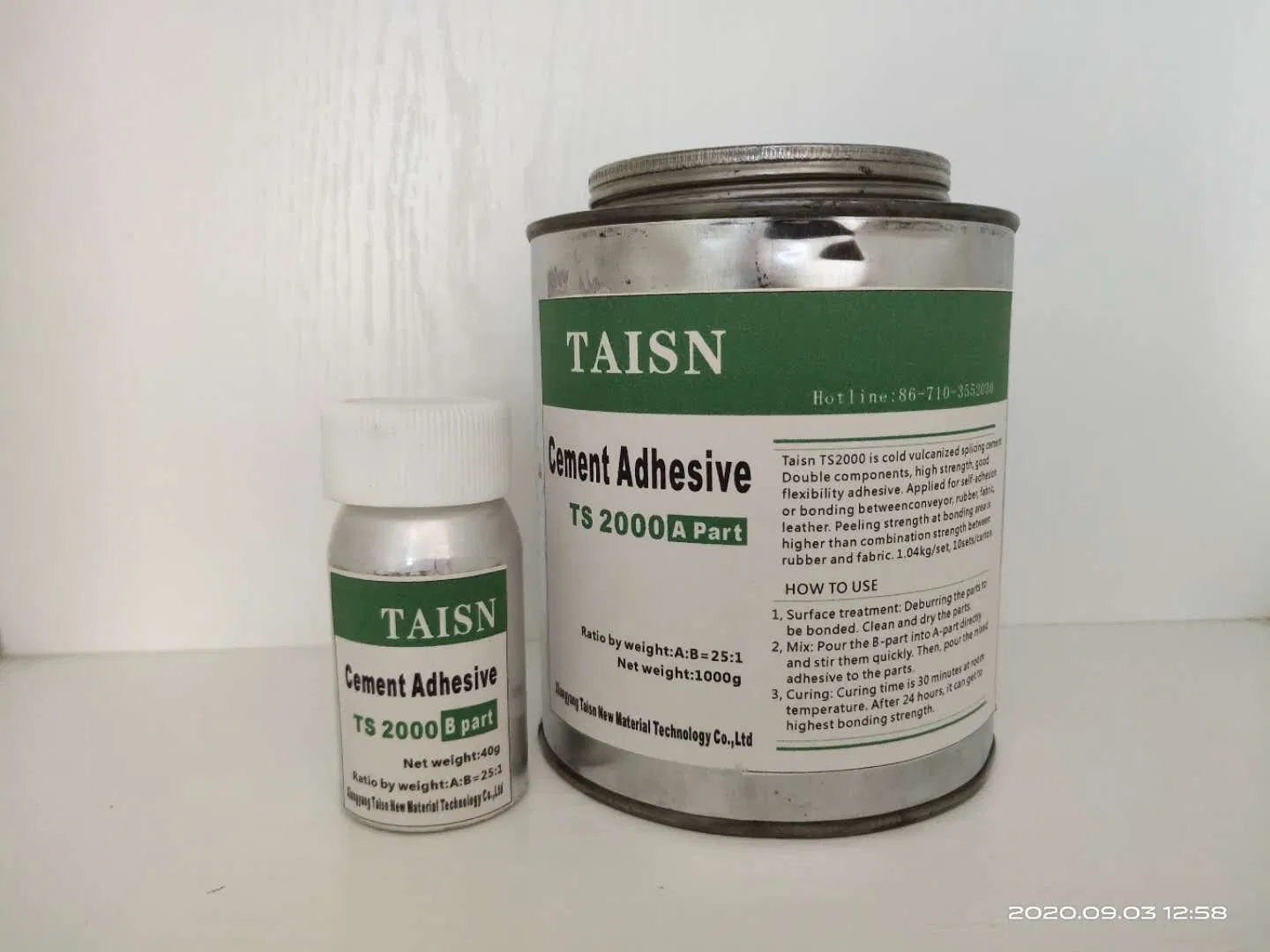 Conveyor Belt System Repair Cold Vulcanizing Solution Ts801