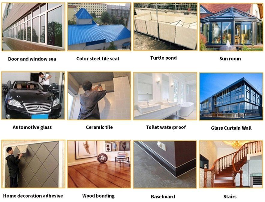 Curtain Wall Silicone Sealant High Construction Fast Curing Sausafe Package