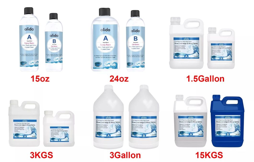 Deep Cast Epoxy Resin for Wood Table Crystal Clear