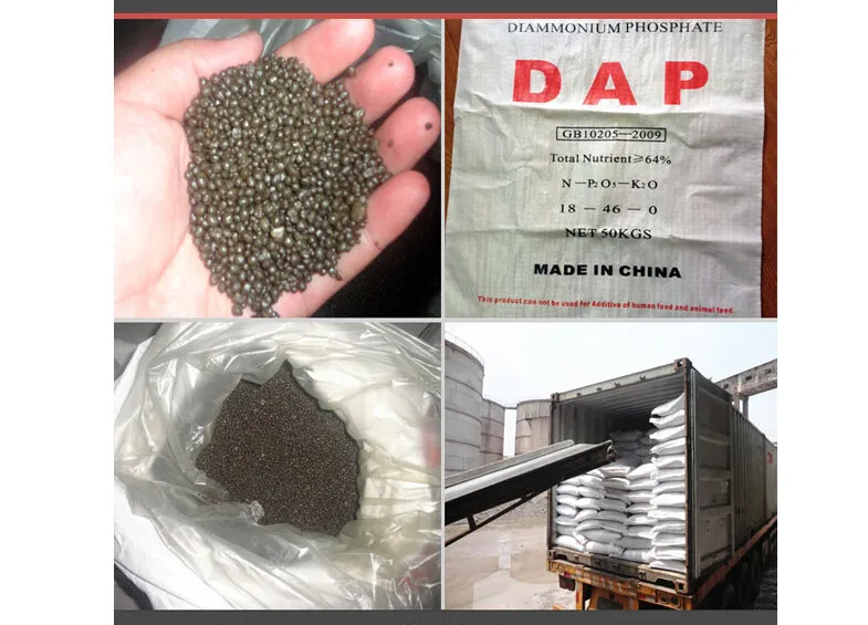 Di Ammonium Phosphate (DAP 18-46-0) in Yellow Colore