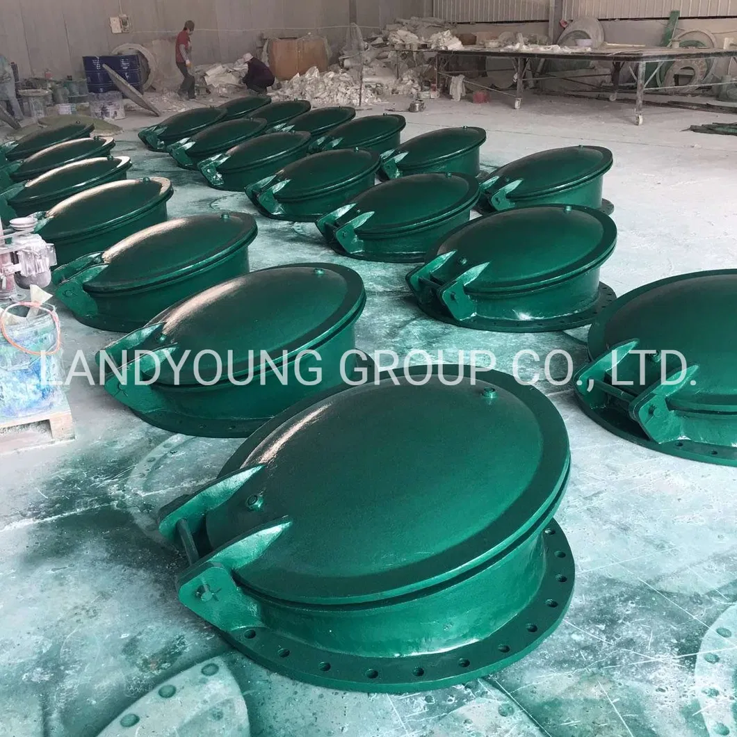 DN700/800mm Square Round FRP GRP Flap Valve