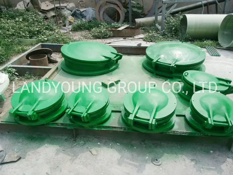 DN700/800mm Square Round FRP GRP Flap Valve