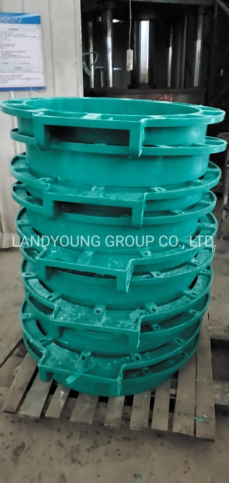 DN700/800mm Square Round FRP GRP Flap Valve