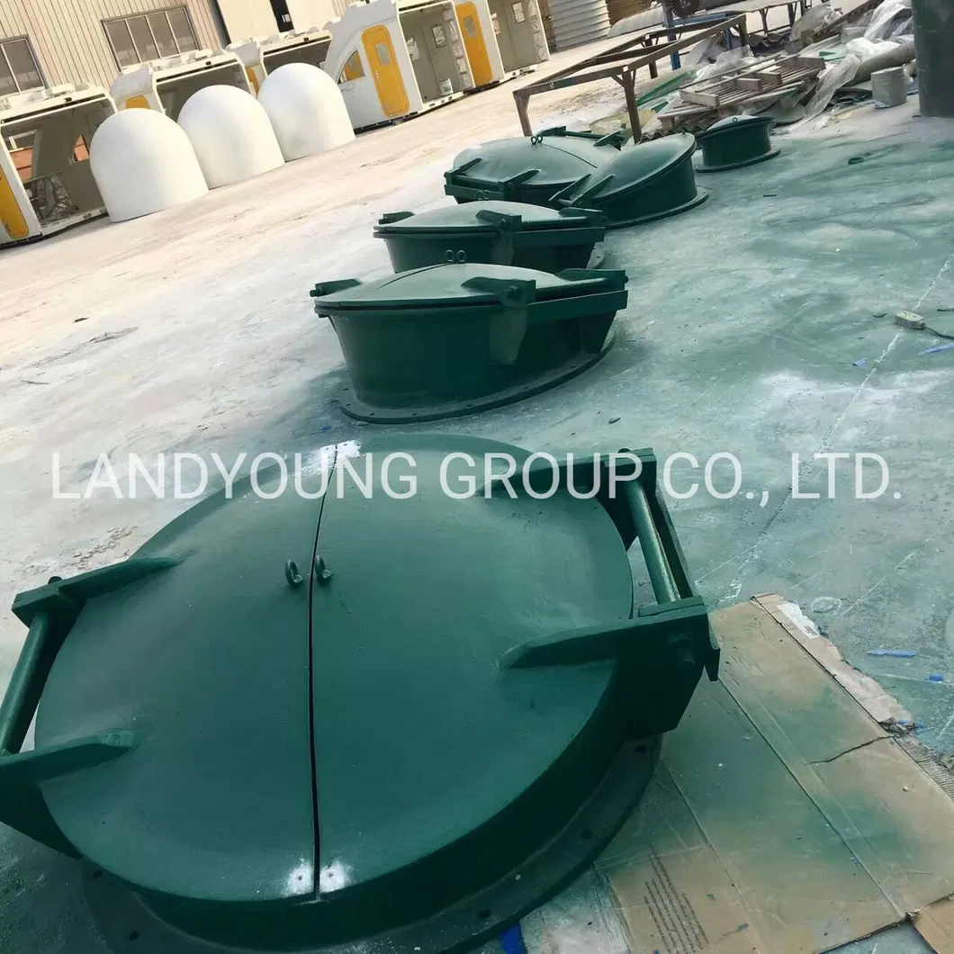 DN700/800mm Square Round FRP GRP Flap Valve