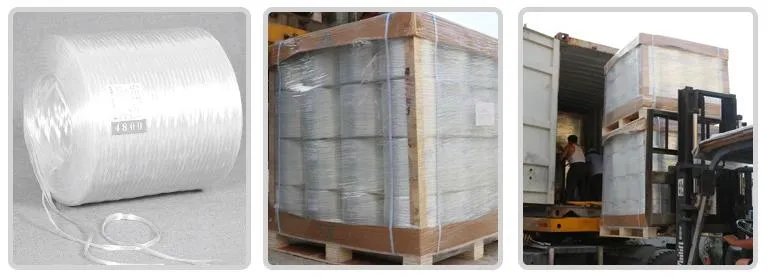 E-Glass Assembled Fiberglass Roving Direct Roving 1200tex-2400tex -4800tex for Spray up Roving/ Injection / Pipe / Panel / SMC / Ltf / Pultrusion
