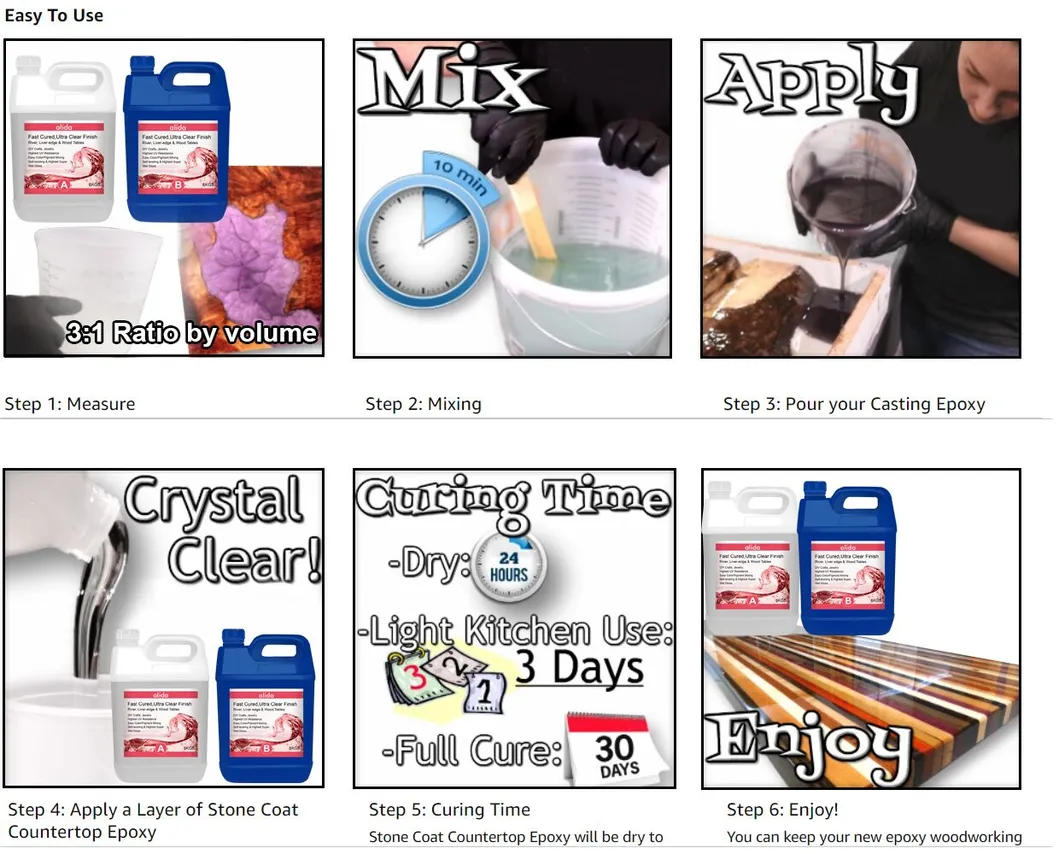 Epoxy Resin Craft Epoxy Resin Clear Woodepoxy Resin Clear Casting Resin