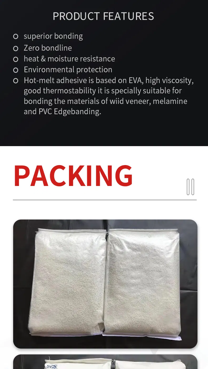 EVA Hot Melt Adhesive for PVC /Furniture Edge Banding Glue