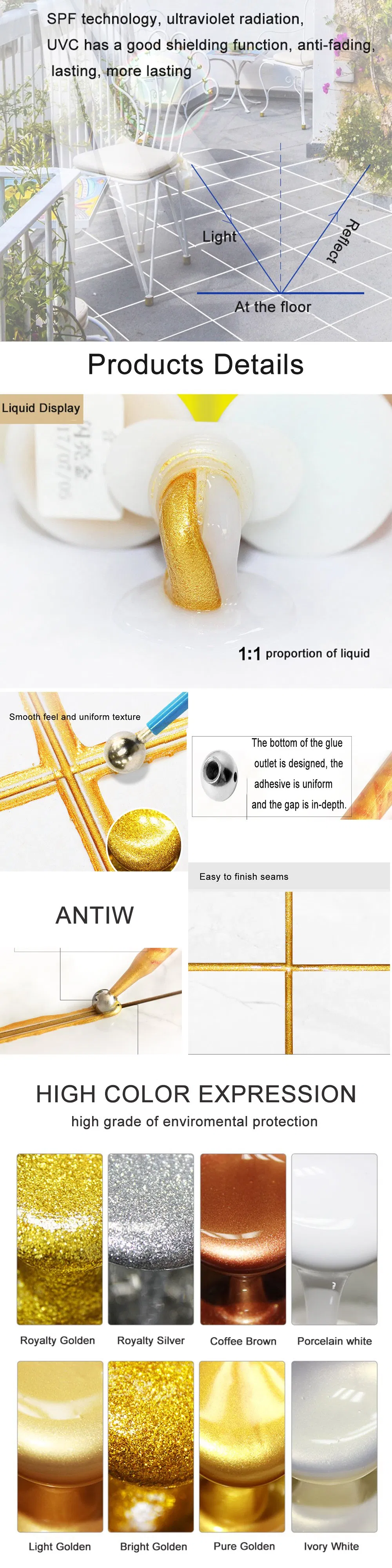 Factory Manufacture porcelain Tile Adhesives Seams Agent