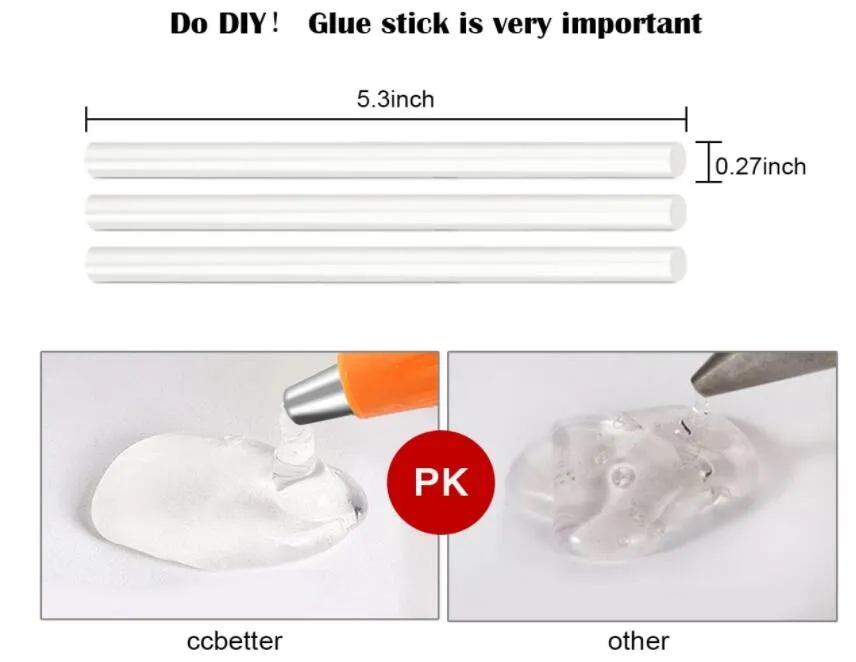 Factory Wholesale Transparent Hot Melt Glue Sticks Adhesive/EVA Glue Sticks/Silicone Bar