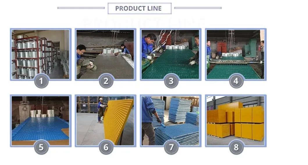 Fiberglass Grating Panels FRP /GRP Fiberglass Product Floor Drain Grating