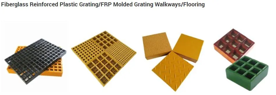 Fiberglass Grating Panels FRP /GRP Fiberglass Product Floor Drain Grating