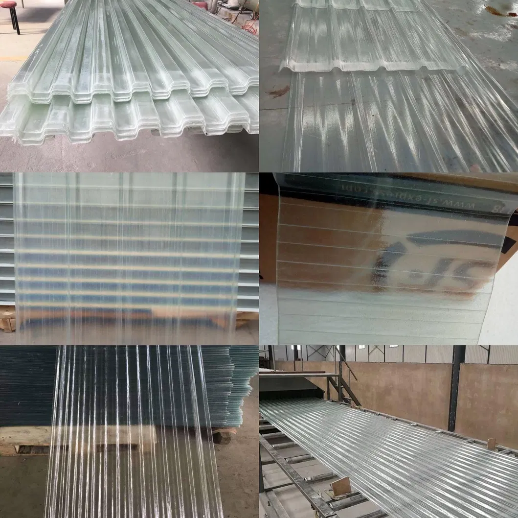 FRP Corrugated Roofing Profile Fiberglass Sunlight Tile
