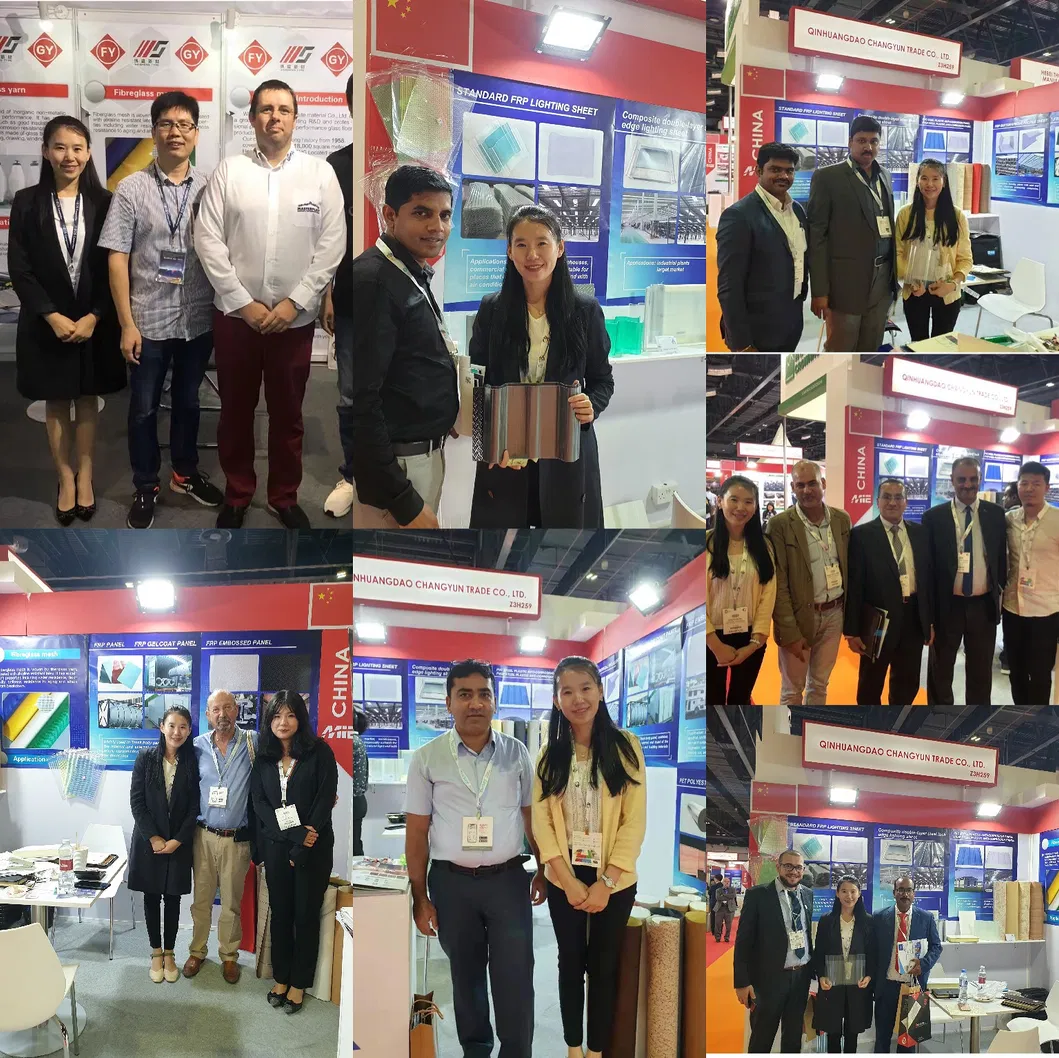 FRP Corrugated Roofing Profile Fiberglass Sunlight Tile