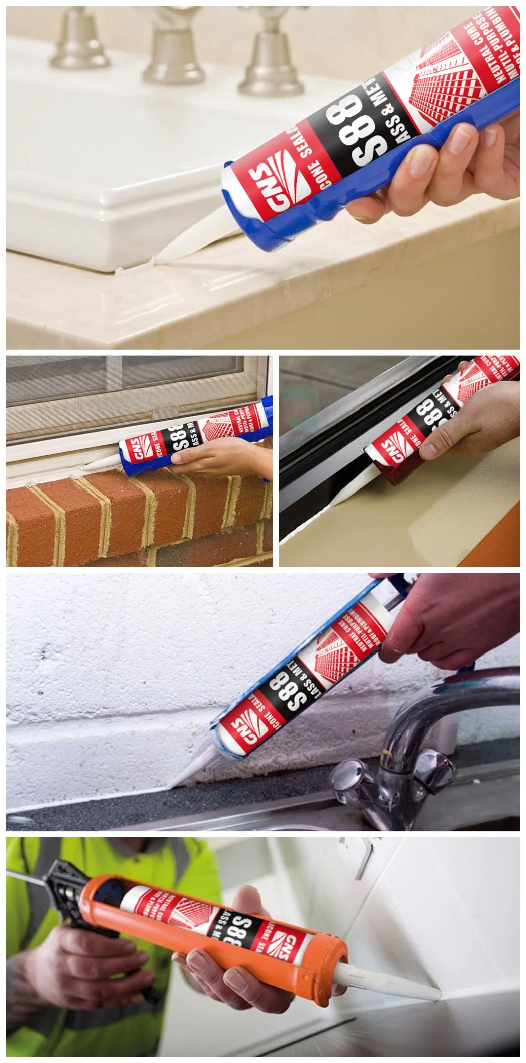 Glass & Metal Silicone Sealant All Weather Sealant Np Neutral Silicone with Good Performance