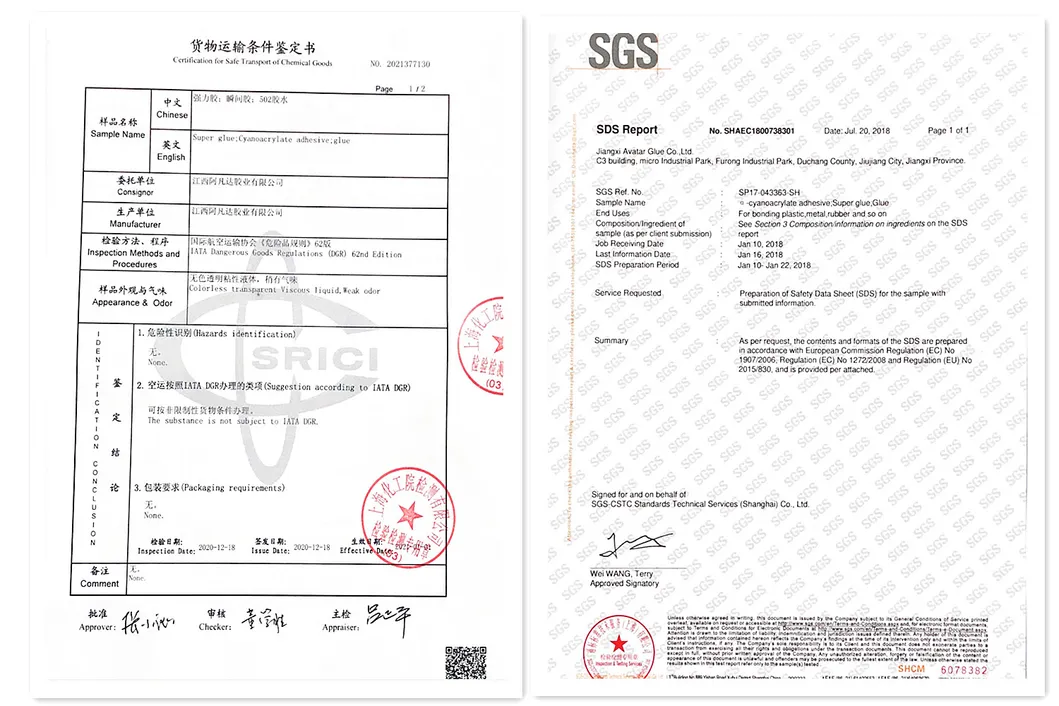 Good Quality Not Degumming 502 Cyanoacrylate Adhesive Super Glue