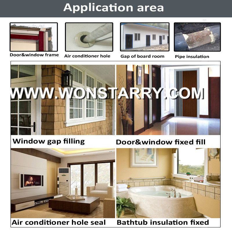 High Expanding Construction Spray Adhesive Polyurethane Foam