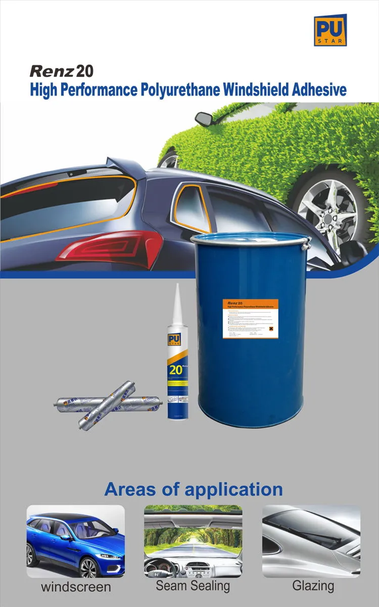 High Quality Adhesivo De Poliuretano De Parabrisas Autoglass Sealant