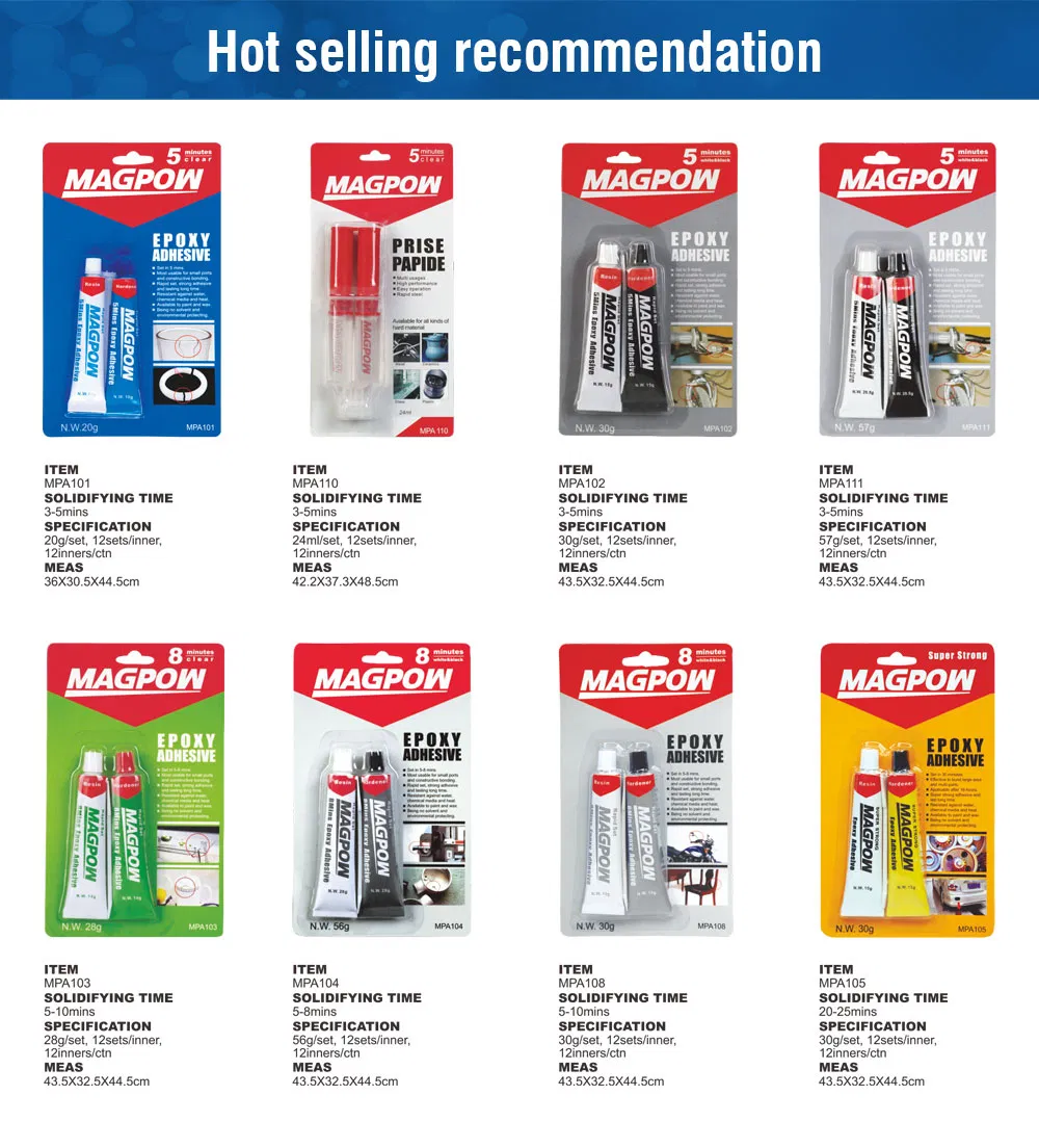 High Temp Economical Non-Toxic Epoxy Adhesives