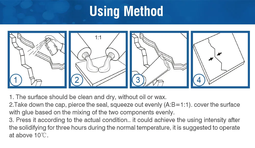 High Temp Economical Non-Toxic Epoxy Adhesives