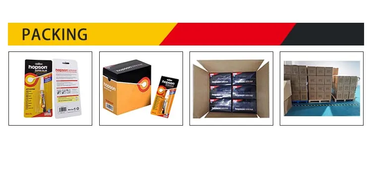 Hopson Hca-102 2PCS/Card Aluminum Tube 502 Super Adhesive Glue