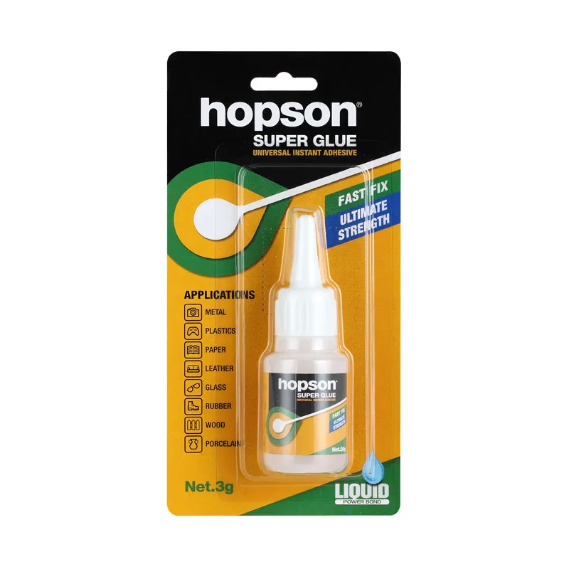 Hopson Hcp-106 Flexible Adhesive Polyfix Instant Fast Bonding Strong Glue 502 Super Glue