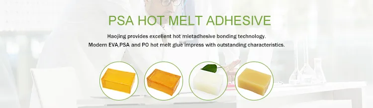 Hot Melt Labeling Glue Adhesive Psa Block for Thermal Label Paper with Good Bonding Strength