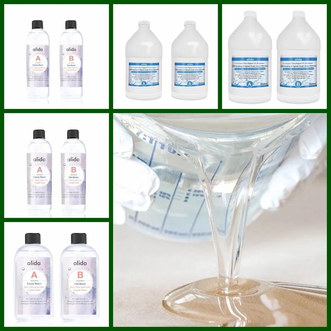 Manufacturer Clear Epoxy Resin and Hardener for Art Works