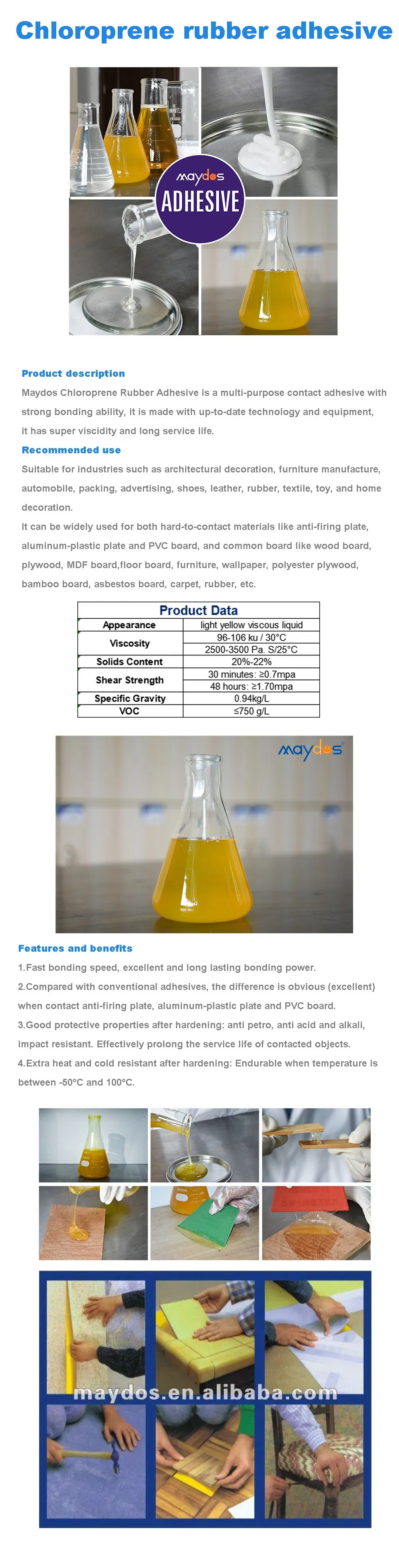 Maydos Maydos Grafted Chloroprene Rubber Adhesive