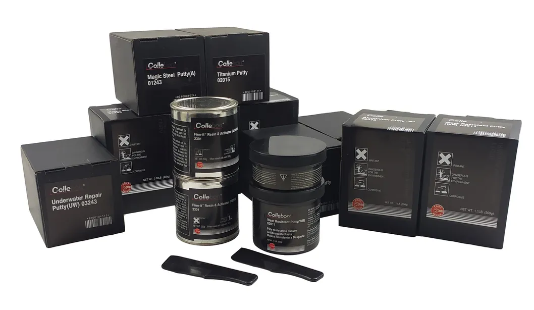 METAL PIPELINE REPAIR AGENT ADHESIVE WEAR RESISTANCE PUTTY(WR-2) 500G IMPA Code: 812286