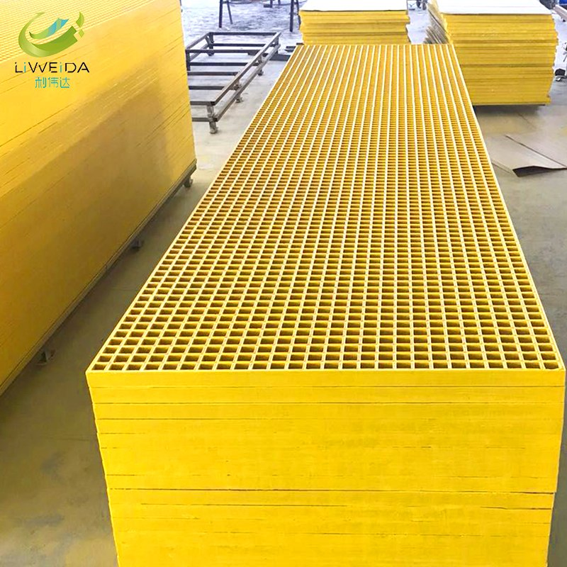 Non- Conducting FRP Walkway Mesh Gfrp Grating for Walkway