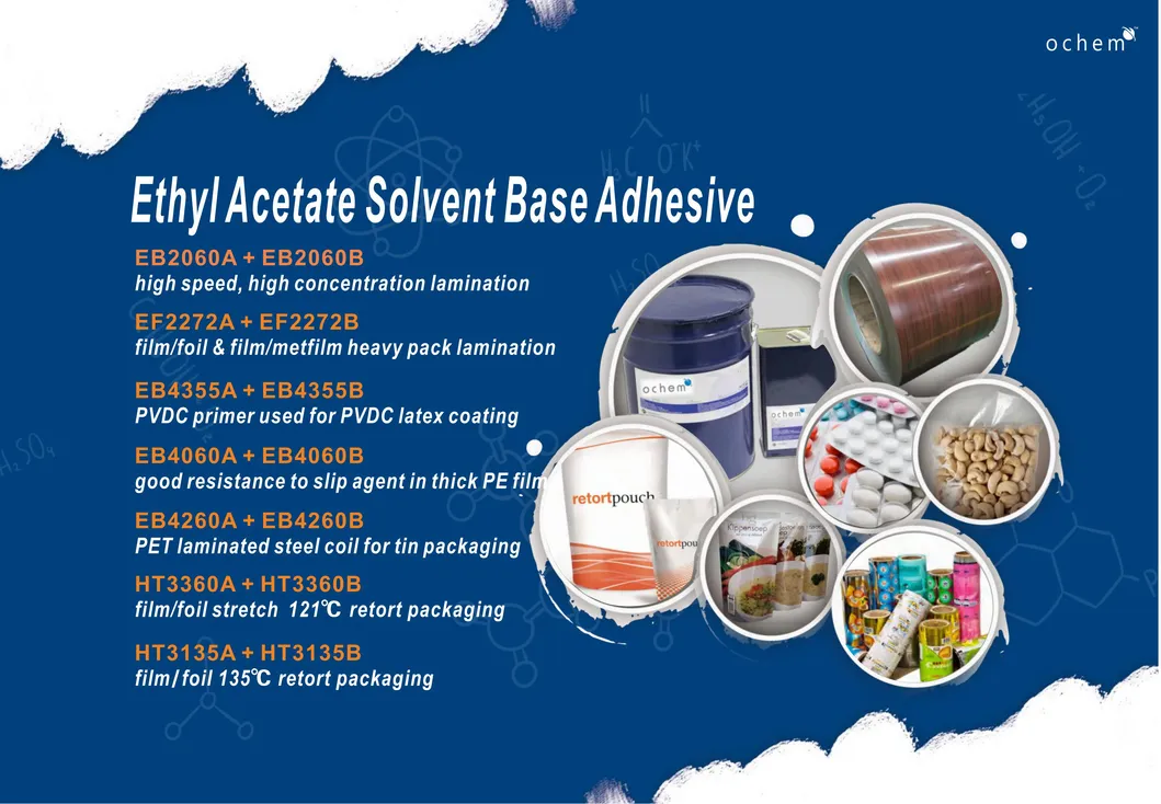 Ochem Sf9080 Mono Component Solvent Free Adhesive for Paper/Foil Zipper Packaging