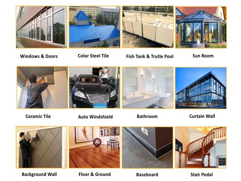 Odorless No Smell Glue Modified Silicone Sealant Ms Polimer Sealant