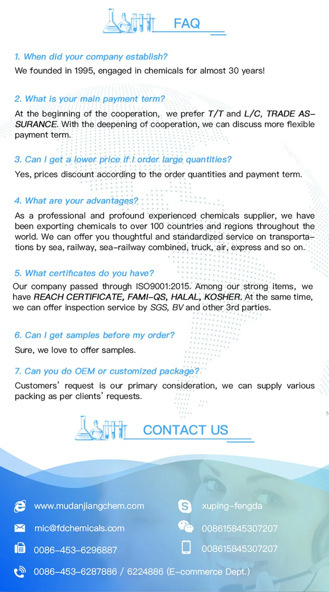 Phosphorous Acid Fengda Factory Supply 99% Min White Crystal 10294-56-1 Phosphorous Acid