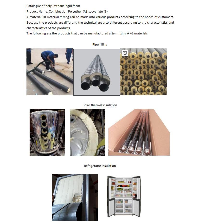 Polyurethane Rigid Foam Isocyanate Mdi and Blend Polyol