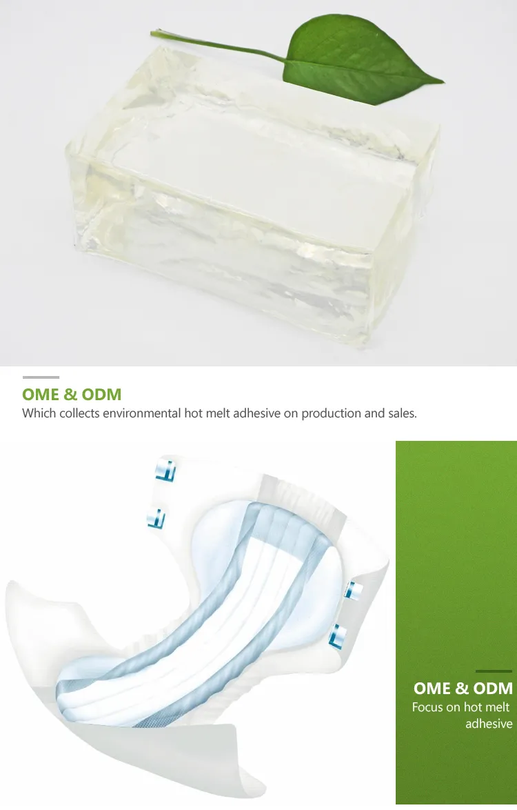 Positioning Adhesive Hot Melt Glue for Hygiene Products