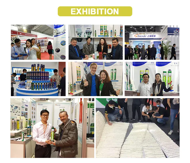 PU-Fa3+750ml Supplied From Shuode Factory High Density 100% White PU Foam Spray