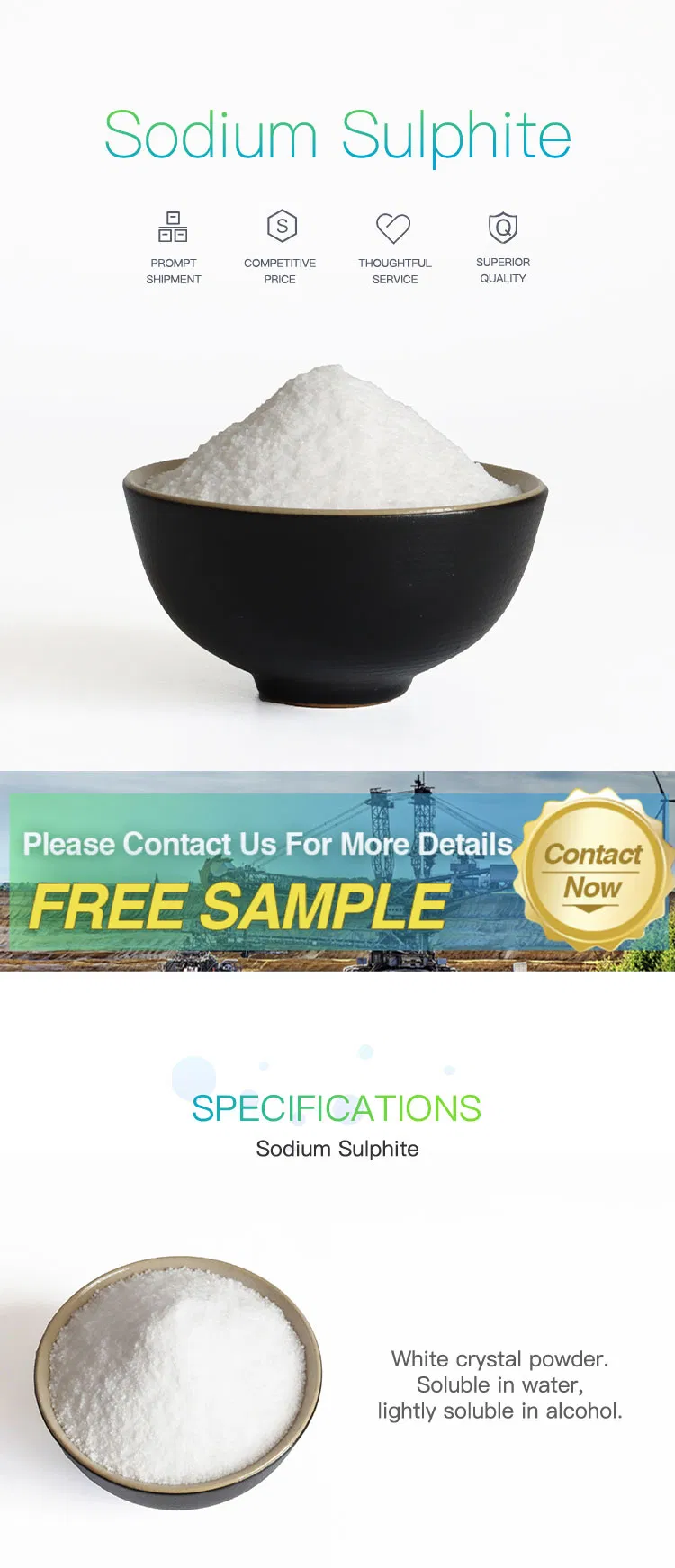 Sodium Sulphite Mudanjiang Fengda 90% 92% Min Food Grade Price Na2so3 7757-83-7 Sodium Sulfite Sodium Sulphite